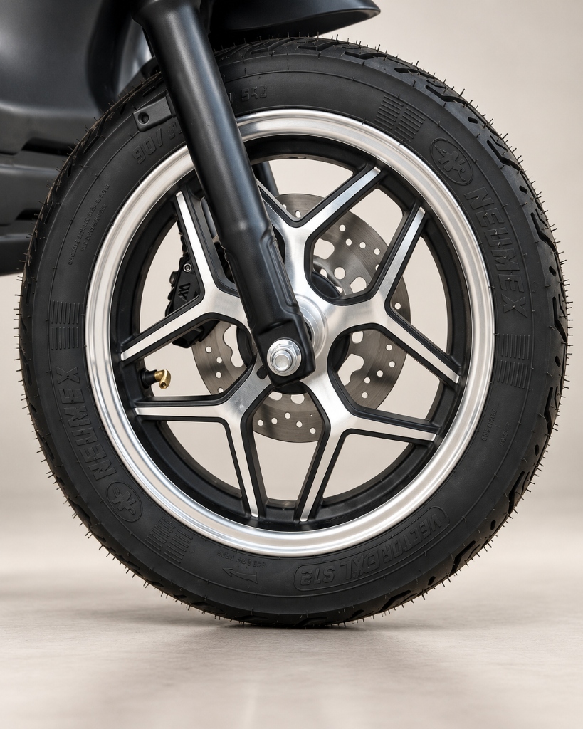 Reinforced Alloy Wheel & Brakes